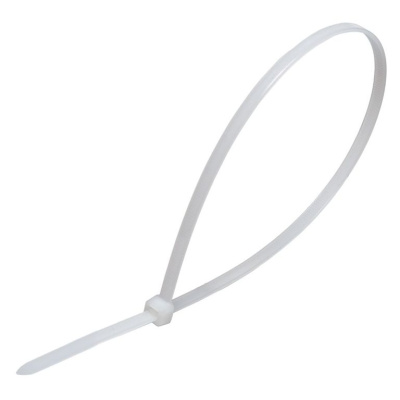 Хомут 300*7,6 мм белый (100 шт)