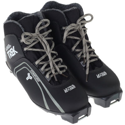 Ботинки лыжные TREK Level4 черный (лого серый) N (RU35;EU36;CM22,5)