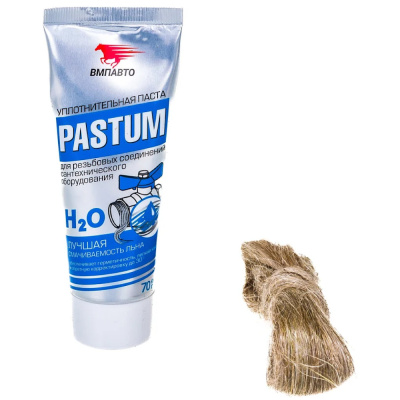 Набор монтажный Uniflax "Pastum H2O" 70г туба + лён 20г