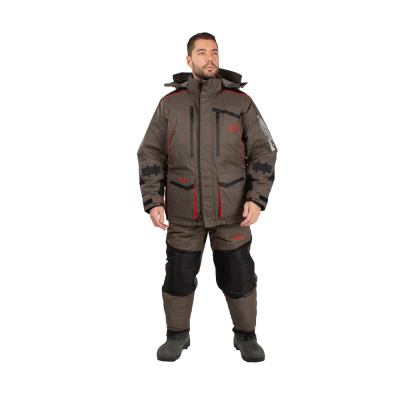 Костюм зимний Поплавок Siberia Floating цвет Хаки/Черный ткань Breathable (Размер: 60-62, Рост: 188