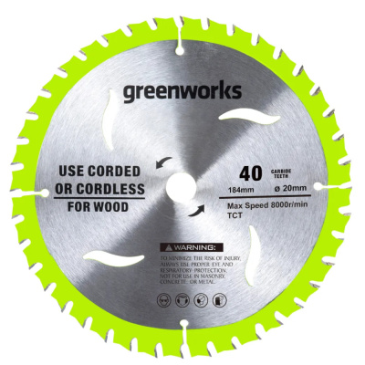 Диск по дереву 184 мм 40T для пилы 1500907