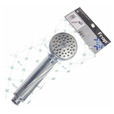 ЛЕЙКА ДЛЯ ДУША F07, 1 РЕЖИМ, ХРОМ (1/70) "FRAP"