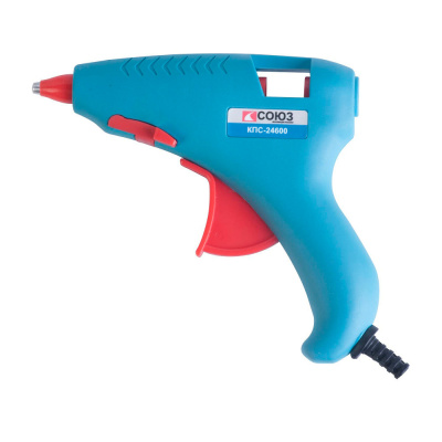 Пистолет клеевой СОЮЗ 160Вт, d7мм, 8 г/мин, 2 стержня в компл, блистер КПС-24600 