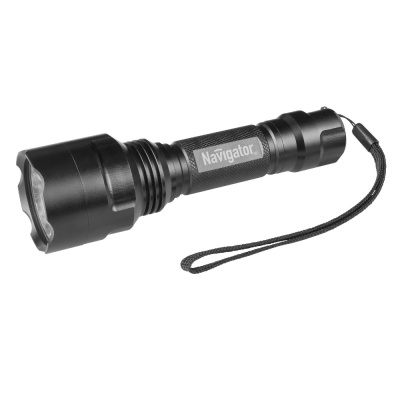 Фонарь светодиодный NPT-P03-18650 1LED CREE 10Вт аккумуляторный металл