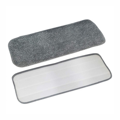 Насадка для швабры SPRAY МОП плоская,микрофибра,12,5*39,5см,липучка,9383 Рыжий Кот