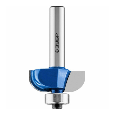 Фреза кромочная калевочная № 2, D-22,2мм, dl-8мм,радиус-4,8мм, хв.-8мм,d-12.7мм, ЗУБР Проф.