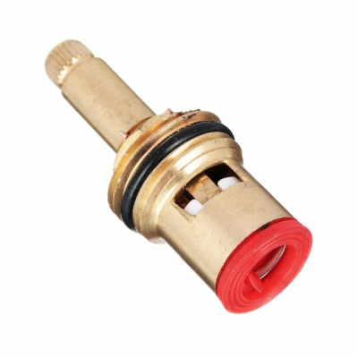 Кран-букса для смесителя 1/2", 24шл., шток 8х6мм, 90 градусов, металлокерамика 