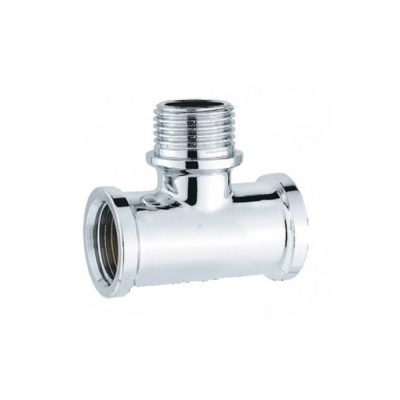 Тройник 3/4 г/ш/г хром