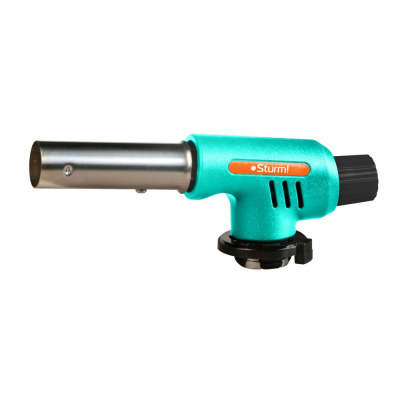 Насадка-горелка на газ.баллон,АВТОМ.ПЬЕЗОПОДЖИГ,рег.пламени,защита от ветра STURM!