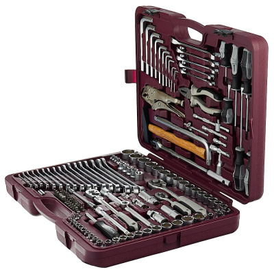 Набор инструмента универсальный 1/4", 3/8" и 1/2"DR, 142 предмета TS142