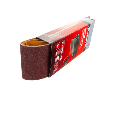 Лента абразивная бесконечная, P 80, 75 х 457 мм // Matrix