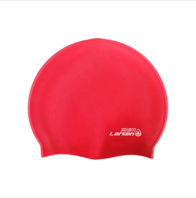 Шапочка плавательная  Larsen SC - красный (CY)