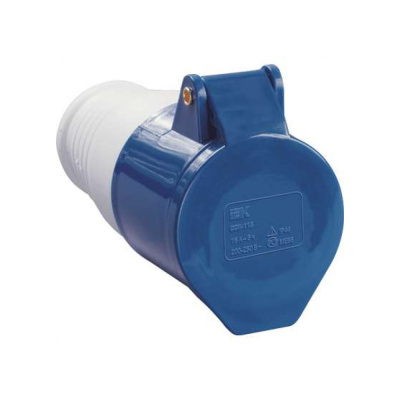 Розетка кабельная 32А 2Р+Е IP44 переносная 250В 223