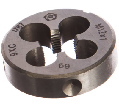 Плашка круглая 12,0*1,00 ГОСТ 9740