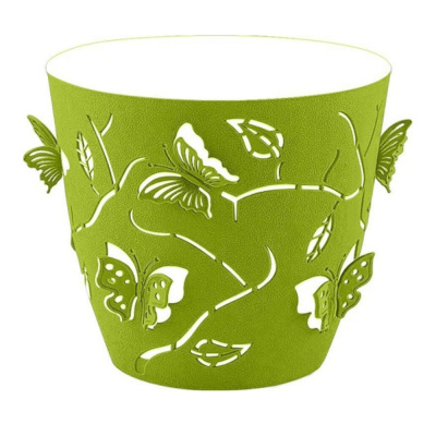 Горшок для цветов Butterflies 2,5 л D175 мм круглый (Лиственно-зеленый)