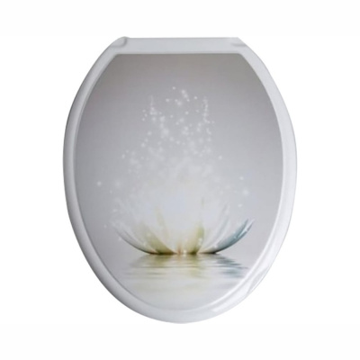 Сиденье для унитаза "Универсал Декор" Лотос   Росспласт
