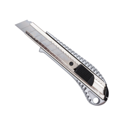 Нож технический 18мм усил. металл. корпус ФИТ