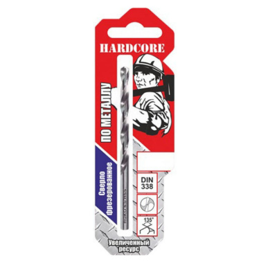 Сверло по металлу фрез. с шаговой заточкой 7.5х109мм "Hardcore" Step Cutter 140075