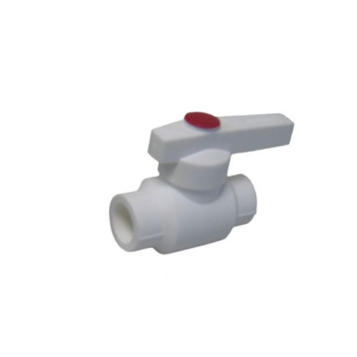 Кран шар. 63 ручка PP-R БЕЛЫЙ