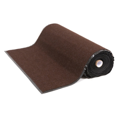 Коврик-дорожка влаговпитывающий "Ребристый" 1,2*12м, коричневый SUNSTEP