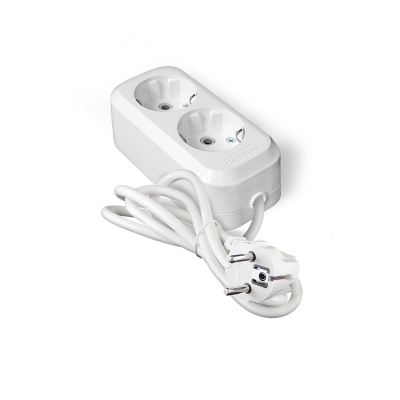 Удлинитель бытовой 2х3м с заземлением 10А У10-553