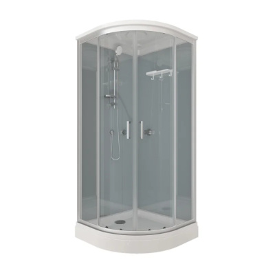 Душевая кабина Прайм-Сатин М3 90*90А (3 места)