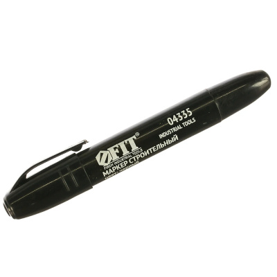 Маркер строительный перманентный, черный