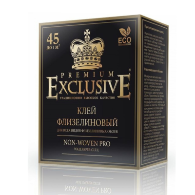 Клей для флизелиновых обоев, Exclusive, Proffesional, 250 г, 00010