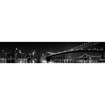 Панель интерьерная Город24  Ночные мосты 3000х600х1.5мм на основе ABS-пластика ЛАК