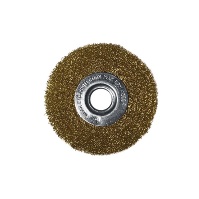 Корщетка "Колесо", 100 мм, волнистая, посад. диаметр 22 мм, InWork