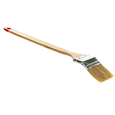 Кисть радиаторная МАСТЕР (0 ЗУБР  УНИВЕРСАЛ 50 мм, 2" светлая натуральная щетина, деревянная ручка,