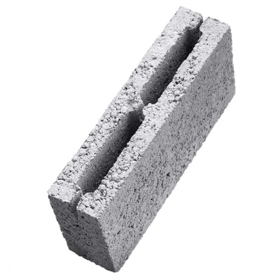 Камень бетонный стеновой Перегородочный тяжелый СКЦт-2Р 390х90х188 ГОСТ