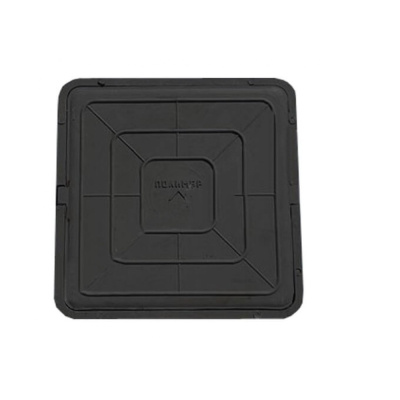 Люк полимерный квадратный 15кН (1,5тн) 660х660 Черный