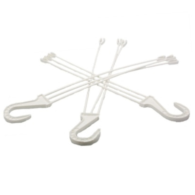 Усы пласт. унив. д/кашпо 32см белый/250