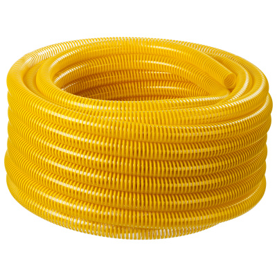 Шланг напорно-всасывающий со спиралью ПВХ, 10 атм, 38мм х 15м ЗУБР 