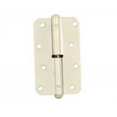 Петля 110 мм пол. белая правая Кунгур