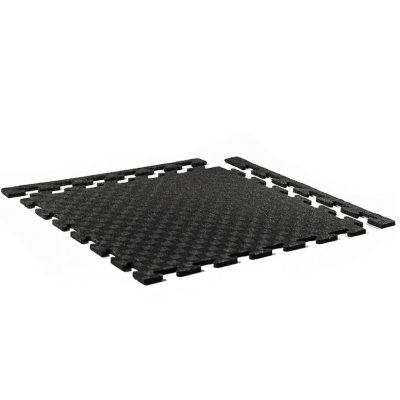 Маты - пазлы для фитнесса и тренажеров, 1 элемент ЧЕРНЫЙ