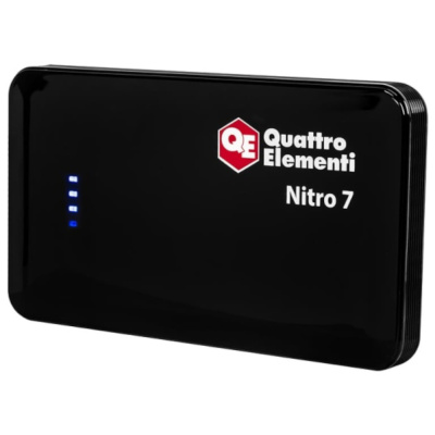 Устройство пусковое QUATTRO ELEMENTI Nitro  7  (12В, 7500 мАч, 400А,  USB, LCD -  фонарь)