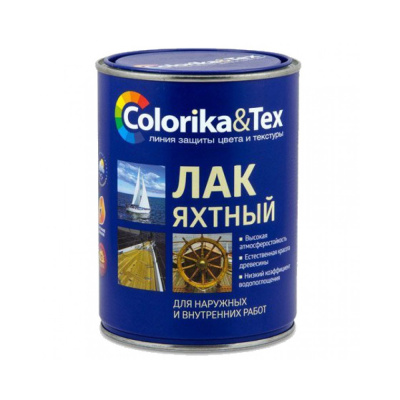 Лак Яхтный "Colorika&Tex" матовый 0,8 л