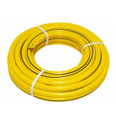 Шланг поливочный армированный, 3-слойный, желтый, 1/2"x50 м
