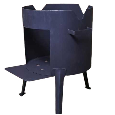 Печь без дымохода под узбекский казан 6литров