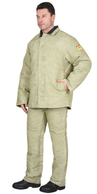 Костюм сварщика зимний: куртка, брюки брезентовый р. 96-100/170-176