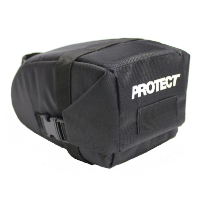 Велосумка под седло, р-р 19,5х10,5х10,5 см, цвет черный, PROTECT™ 555-534