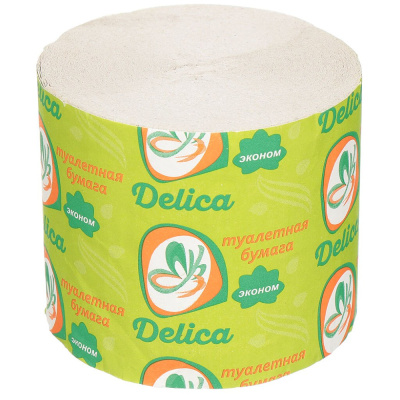 Бумага туалетная Delika Эконом 1слой, 36 м 