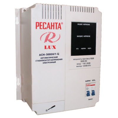 Стабилизатор АСН-3000H/1-Ц Ресанта Lux