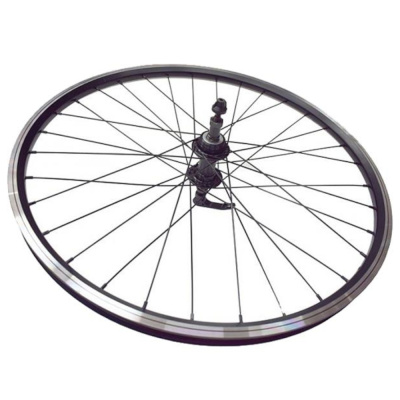 Колесо заднее, 27,5'', УТ-666-9э, с эксцентриком, под V-brake, под трещотку, УТ-6669э