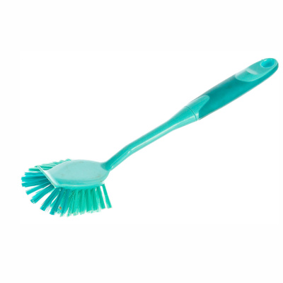 Щетка для посуды квадратная 68х37х275 мм, двухкомпонентная рукоятка// Elfe