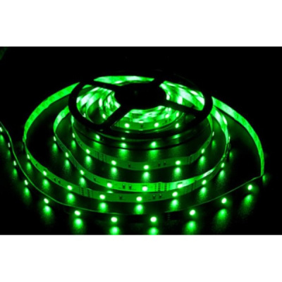 Лента светодиодная на катушке зеленая Ecola LED strip STD 4,8W/m 12V IP20 8mm 60Led/m Red  5м. 5/250