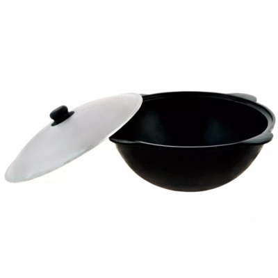 Казан узбекский плоское дно 22 литра