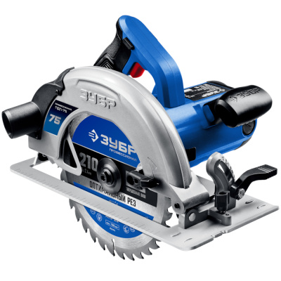 Пила дисковая, 90°-75 мм, диск 210 мм, 2000 Вт, ЗУБР Профессионал